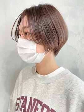 アイティー バイ アルバム 浦和店(IT by ALBUM) まるみアッシュベージュ_外ハネボブセクションカラー_ba382223