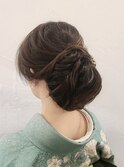 和髪☆大きめシニヨン