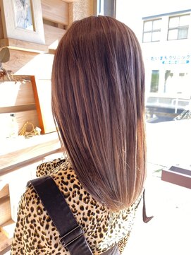 サロンドカスティーロ(salon de castillo) 大人可愛いナチュラルストレートミディアムブラウン20代30代