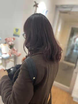 モアナ 逗子(MOANA) 艶髪アップ　暖色カラー