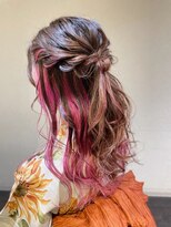 スーパーカット 元町店(SUPER CUT)&nbsp;浴衣　ヘアアレンジ　ロング　ハーフアップ