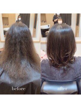 リアン 四条大宮店(Lien) 『髪質改善』ストレートエステ（縮毛矯正）（リタッチ可）