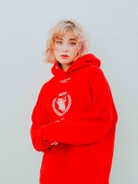 エクファ ヘア リゾート 大津 瀬田店(ex-fa hair resort)&nbsp;黒髪グレージュレイヤーロング前髪パーマ