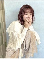 ミョンシル&nbsp;【myonsil 松本】ボブ/ピンクブラウン