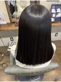 感動ストレート×艶髪　　山本綾香/縮毛矯正/黒髪ロング/ツヤ髪