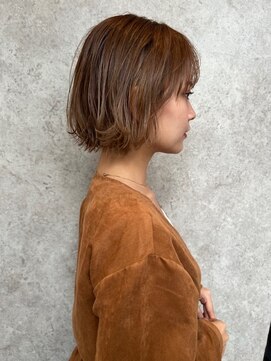 アンバー 池袋(amber) 切りっぱなしボブ/前髪/レイヤー/縮毛矯正[池袋駅]