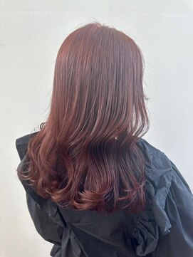 パハップスパークアベニュー(PERHAPS PARK AVENUE) ピンクブラウン/セミロング