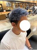 2ブリーチ以上必須色落ちも綺麗なブルーシルバー
