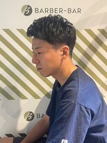バーバーバー アカバネ(BARBER-BAR AKABANE)&nbsp;爽やかなアップスタイル ツーブロック/フェード/ビジネスマン#3