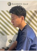 爽やかなアップスタイル ツーブロック/フェード/ビジネスマン#3