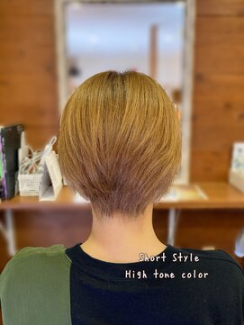 ピールアーク(peal ark) 透明感カラー★ダブルカラーブリーチミルクティーベージュ