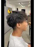 スパイキーショート/ジェットモヒカン/ショートバング/men's