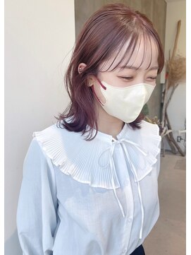 イル(ill) ピンクブラウン ピンクカラー くびれ巻き