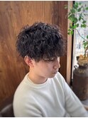【山本智文】シャドウパーマツイストスパイラルパーママッシュ