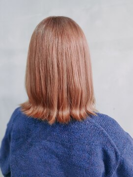 ヘアーサロンウル(hair salon ulu) （五十嵐）オレンジベージュカラー