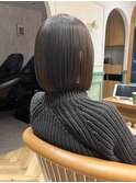 韓国柏顔周り縮毛矯正髪質改善レイヤー韓国ボブメルティくびれ