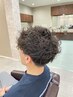【メンズ限定】スパイラルパーマ(カット込み)＋トリートメント