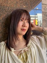 インプレッション(impression produced by LA’BO) 【札幌/impression佐藤】透明感ブラウン/ミディアムレイヤー