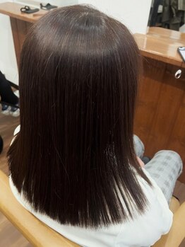 アイルビー(EYERUBY)の写真/【武蔵新城駅徒歩4分】一人一人の髪質や骨格に合わせたカットで、あなただけの似合わせスタイルをご提案☆