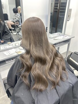 ペレ 栄店(PELE) ミディアムヘア/デザインカラー/フェイスフレーミング/栄