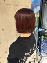 レジュアル(RESSUAL)&nbsp;秋冬　暖色カラー　切りっぱなしボブ