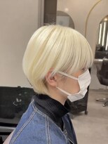 アンドソー 池袋(&so.)&nbsp;ブロンド/ホワイトブロンド/ショートカット/海外ヘア