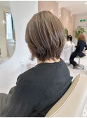 【哉汰】白髪ぼかし/白髪染め/ショートボブ/グレイカラー40代