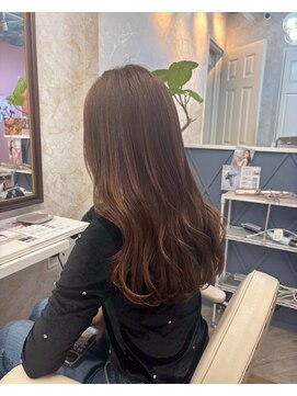 フィガロ ウメダ(FIGARO UMEDA) 似合わせカット艶髪ブラウンロング01.14