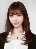 Ally稲木 人気レイヤースタイル可愛いいナチュラルベージュ