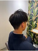 刈り上げセンターパート/波巻きツイストスパイラル/武蔵小杉