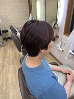 ソル(SOL) カシスブラウン×マッシュショート