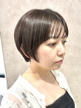 エンクス(enx) ダークパープル/ナチュラルショート/ヘアアレンジ/鶴ヶ峰YM61