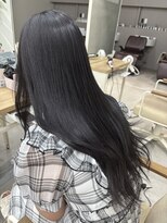モリオフロムロンドン 大宮店(morio from London) ラベンダーブラック×ブリーチなしカラー