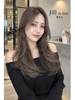 ジル バイ ジゼル 博多店(JILL by GiseL) 韓国レイヤー/顔周りカット/透明感カラー/ブリーチなしWカラー