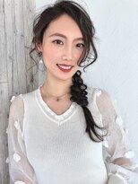 ヘアメイク フレンシア(hair make flencia)&nbsp;大人可愛いサイド編みおろしアレンジ