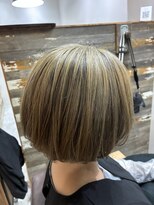 ロルヘアー(Lol.hair)&nbsp;ショートボブ+Wカラー