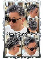 ヘアーファクトリー☆マハロ(Hair Factory☆MAHARO)&nbsp;グレーパール☆シャドールーツ＆ツーブロックスキンフェード