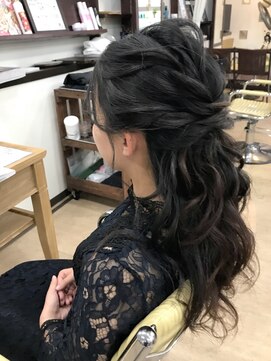 アゴーグ(agog) ハーフアップ☆結婚式