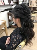 ハーフアップ☆結婚式