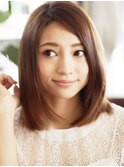 ナチュラルな美髪なロブ×スタイル[橋本駅]