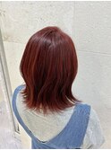 ピンクレッドミディ【本間 大貴】