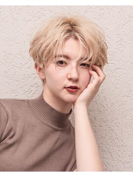 クロリ 淡路店(Chlori) 【Chlori】ブロンドベージュショート