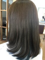 リコル(licol)&nbsp;柔らかロブスタイル☆　オリーブブラウン