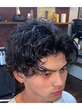 ヘアーワークスルード(Hair works RUDO) キングヌー常田風ストリートパーマ