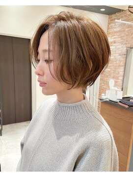 バンプ ギンザ(BUMP GINZA) 30代40代×ハイライト×絶壁解消ショート【安野】