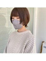 ミント(mint)&nbsp;ウルフショート/ウルフカット/ウルフボブ/オリーブカラー