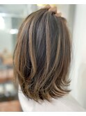 30代/40代/大人ブリーチハイライトカラー
