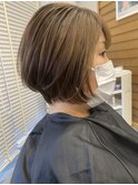 簡単スタイリング◎丸み×くびれショート