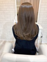 マーリャヘアー(mallia hair)&nbsp;ブリーチなしツヤ髪ベージュ Aラインロング