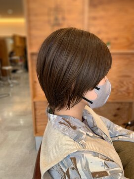 アドラーブル 長岡新保店(adorable) 20代30代大人可愛い★小顔ボブ丸みショートウルフカット